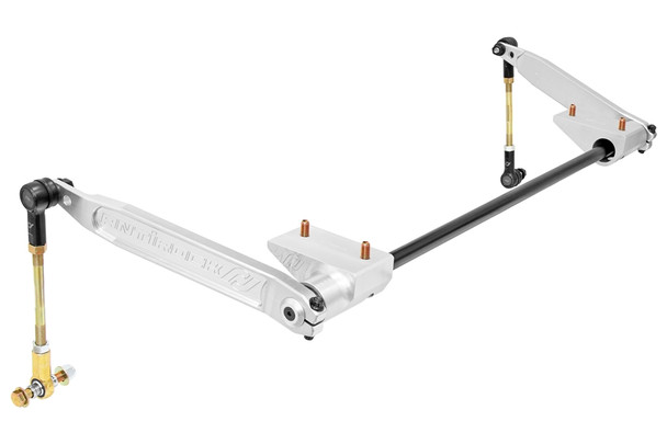 RockJock Front Antirock Sway Bar Kit w/ Aluminum Arms and Brackets