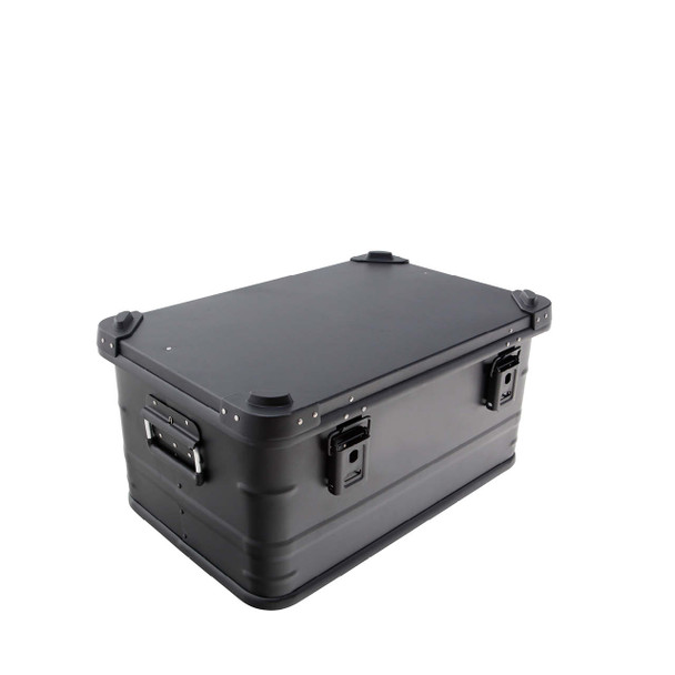 Overland Vehicle Systems Aluminum Storage Box, 53qt - Black