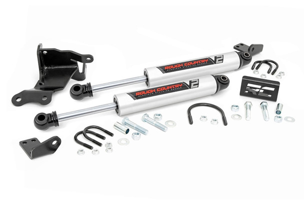 Rough Country Dual V2 Steering Stabilizer