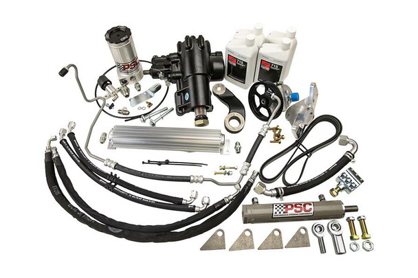 PSC Cylinder Assist Steering Kit for Aftermarket Front Axle 6.75in Lock to Lock - 1.25in