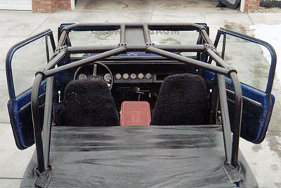 Rock Hard 4x4 Ultimate Sports Cage Rear Angle Bars