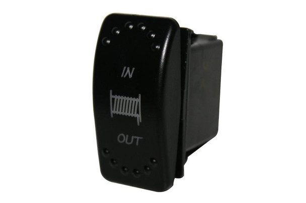 Bulldog Winch In-Out Switch - White