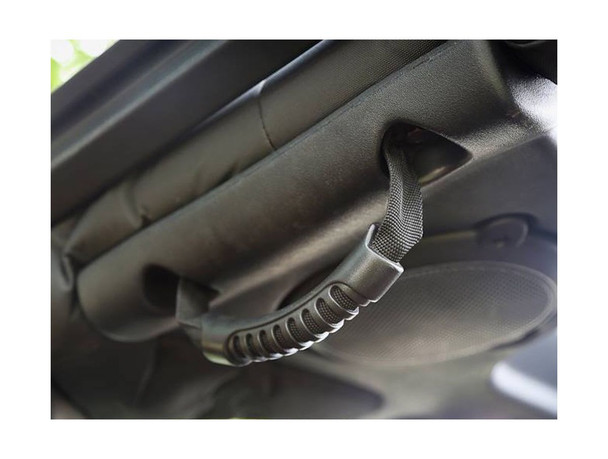 Rugged Ridge 13305.14 Rear Side Grab Handles in Black for 07-18 Jeep Wrangler JK