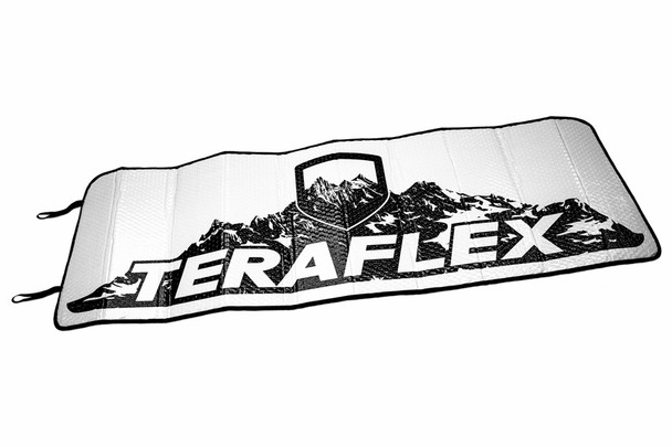 Teraflex 5028702 Windshield Sunshade for 18-23 Jeep Wrangler JL and Gladiator JT without ADAS