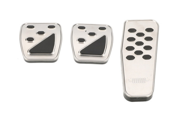 Mopar Brushed Pedal Pads for Manual Transmission