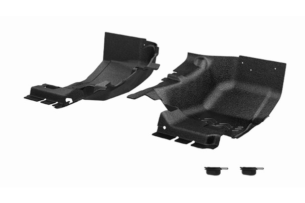 Armorlite B1006718BL Flooring Kits Front Pair in Mesa Smoke for 07-18 Jeep Wrangler JK Unlimited