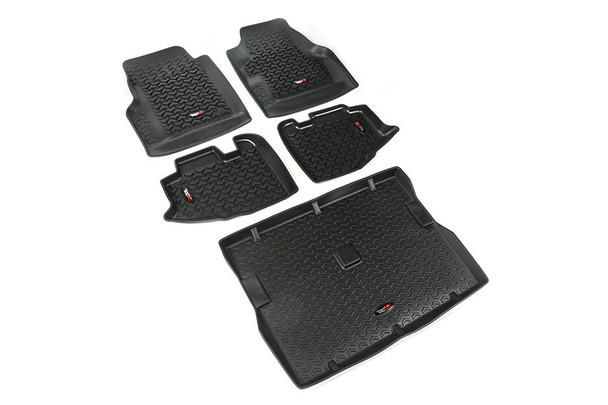 Rugged Ridge Floor Liner Kit, Black