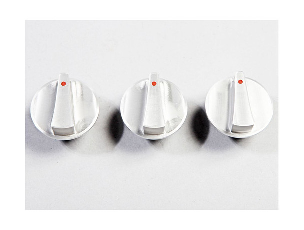 Rugged Ridge Climate Control Knob Set Red