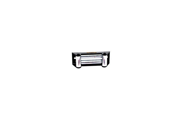 Bulldog Winch Standard Roller Fairlead, Textured Black - 122.5mm Mount