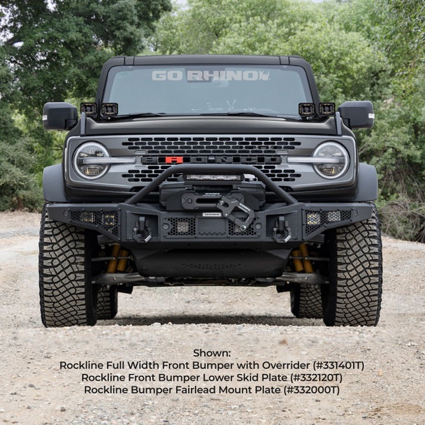 Go Rhino Rockline Fairlead Mounting Plate