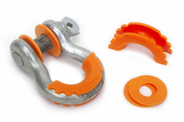 Daystar D-Ring Isolators w/Washers, Fluorescent Orange
