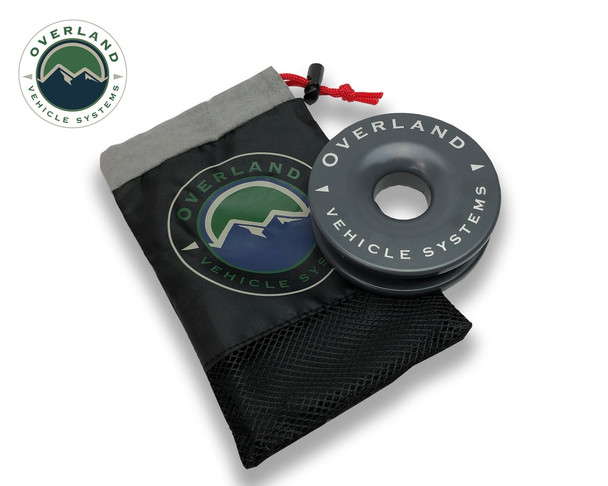 Overland Vehicle Systems 4in Recovery Ring, Gray