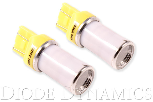 Diode Dynamics DD0111P Front Turn Signal LED Bulb Pair HP48 Amber for 18-26 Jeep Wrangler JL