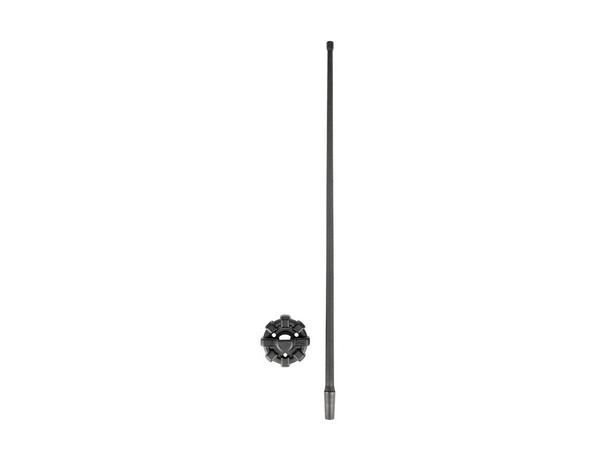 Rugged Ridge 17212.43 Elite Antenna Base with Reflex Antenna 13" for 07-26 Jeep Wrangler JL, JK & Gladiator JT