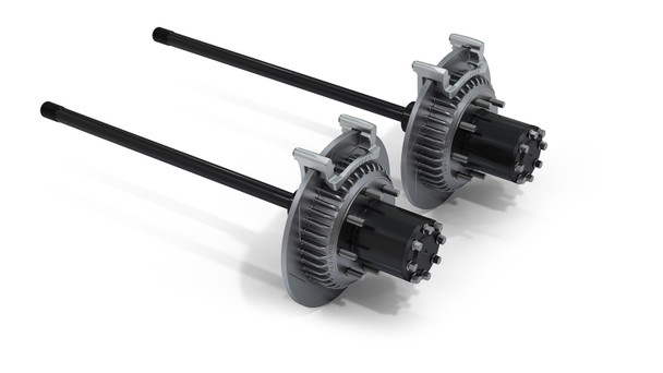 Teraflex Rear CRD60 8-Lug Full Float Conversion Kit w/ Slotted Big Rotors - 3.25in OD