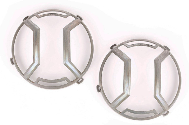 Rugged Ridge Elite Headlight Euro Guards, Raw