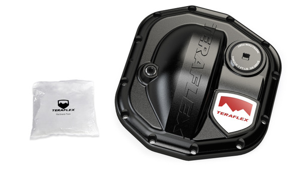 Teraflex 3990745 AdvanTEK HD Differential Cover for 18-26 Jeep Wrangler JL & Gladiator JT with Dana 44 Rear Axle