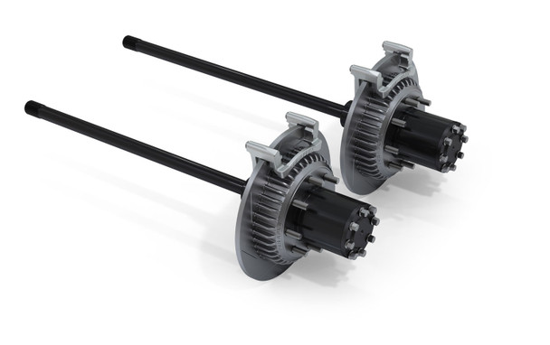 Teraflex Rear 8-Lug Wide Full-Float Conversion Kit w/Performance Slotted Rotors - 35-Spline