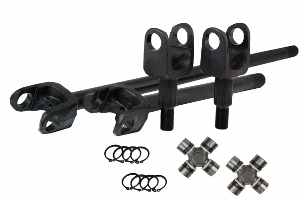 Revolution Gear and Axle DC-D44-JK-REV Discovery Series Dana 44 Front Axle Kit - Dana Spicer 5-7166X U-Joints for 07-18 Jeep Wrangler JK Rubicon