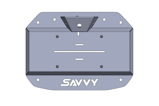 Savvy Offroad Aluminum Spare Tire Delete and Camera Mount - Bare