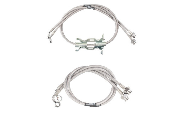 Synergy Manufacturing 8866-05 Stainless Braided Brake Line Kit Rear Only for 20-26 Jeep Gladiator JT