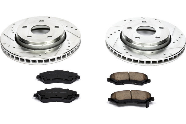 Power Stop Z23 Evolution Sport Performance Front Brake Kit