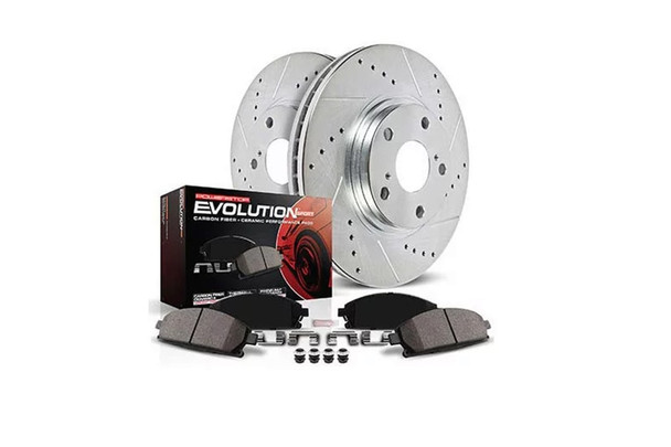 PowerStop K7940 Z23 Evolution Sport Brake Upgrade Kit - Front for 21-24 Jeep Wrangler JL & 20-24 Gladiator JT