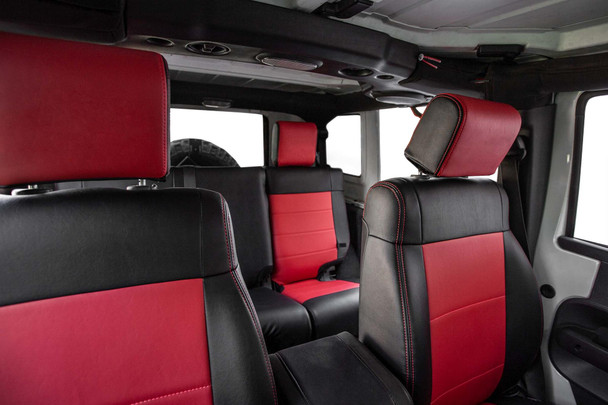 Front Seat Covers for 07-10 Jeep Wrangler JK 2 Door or 4 Door Pair PRP Seats