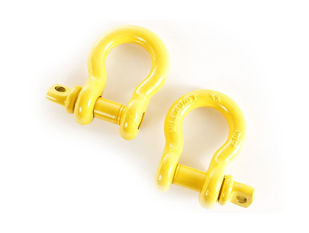 D-Ring Shackle Kit 3/4 Inch Steel Pair Rugged Ridge