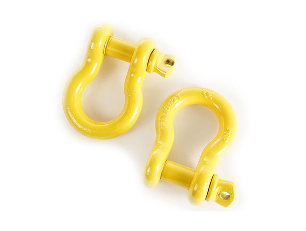D-Ring Shackle Kit 7/8 Inch Steel Pair Rugged Ridge