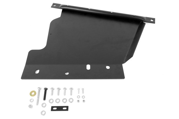 Rock Hard 4x4 Aluminum Transfer Case Skid Plate Black