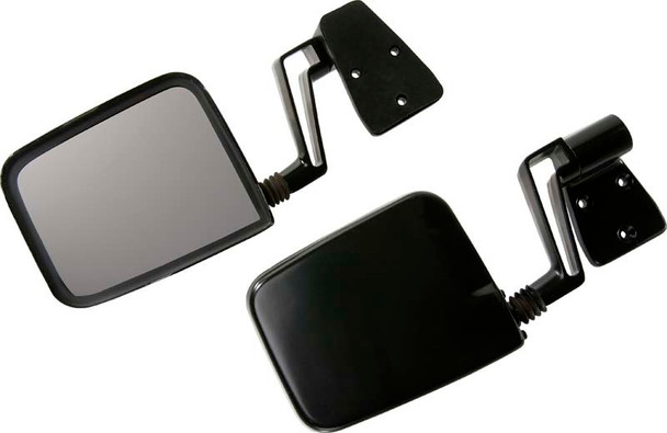 Kentrol Polished Stainless Steel Mirror Kit for 88-06 Jeep Wrangler YJ, TJ & Unlimited