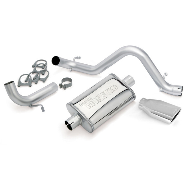 Banks Power Monster Exhaust for 12-18 Jeep Wrangler JK 2 Door with 3.6L