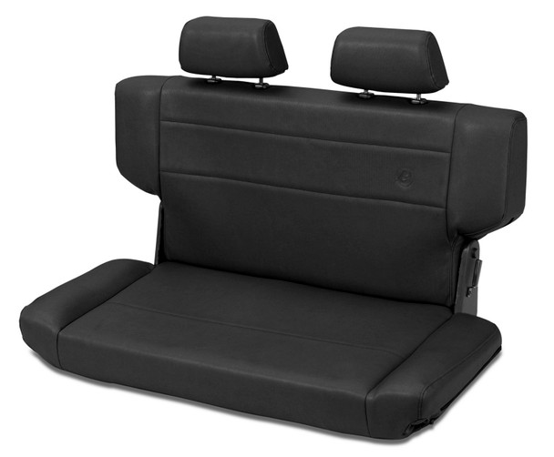 Bestop TrailMax II Fold & Tumble Rear Bench Seat in Vinyl for 97-06 Jeep Wrangler TJ