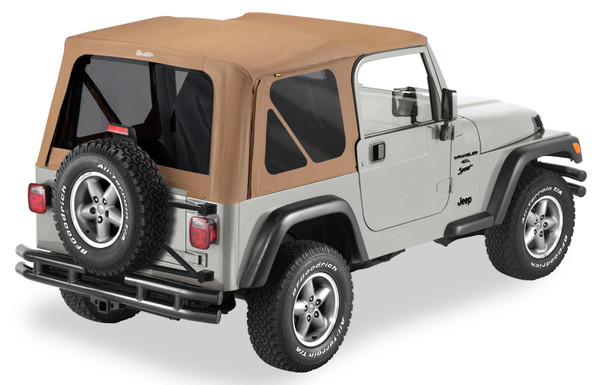 Bestop Replace-a-top Soft Top with Tinted Windows for 97-06 Jeep Wrangler TJ