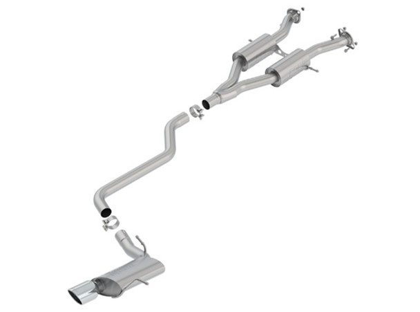 Borla 140748 S-Type Cat-Back Exhaust for 14-20 Jeep Grand Cherokee WK2 with 3.6L