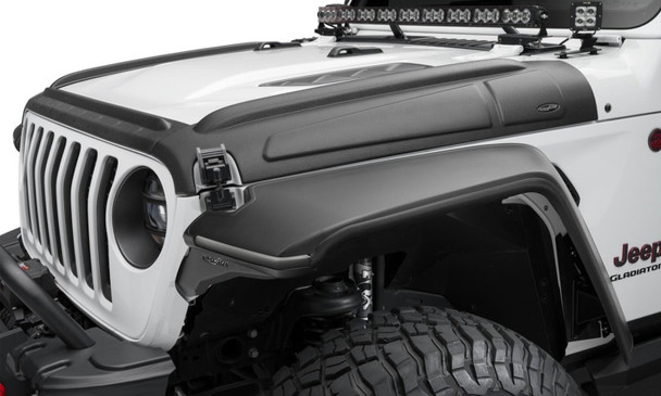 Bushwacker 14131 Trail Armor Hood Armor for 18-26 Jeep Wrangler JL and Gladiator JT