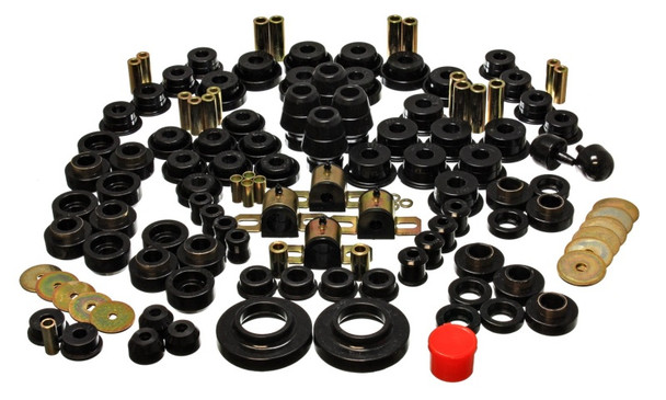 Energy Suspension 2.18107R Master Bushing Kit in Black for 97-06 Jeep Wrangler TJ & Unlimited