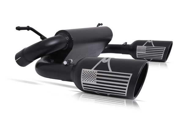 Gibson 70-0001 2.5" Patriot Series Dual Cat-Back Exhaust System for 07-18 Jeep Wrangler JK