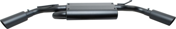 Gibson 17306-B Dual Extreme Cat-Back Exhaust in Black Ceramic for 07-18 Jeep Wrangler JK 3.6L & 3.8L