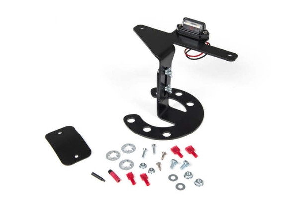 JKS Manufacturing JKS8211 Spare Tire Mount License Plate Bracket for 87-18 Jeep Wrangler YJ, TJ and JK