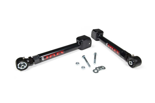 JKS Manufacturing JKS1652 J-Flex Adjustable Front Upper Control Arms for 84-06 Jeep Wrangler TJ, Cherokee XJ, WJ, Grand Cherokee ZJ, and Comanche MJ