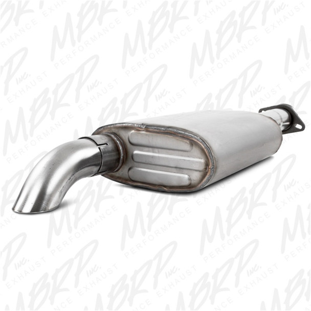 MBRP S5522409 XP Series "Off Road" Cat Back Exhaust System in T-409 Stainless Steel for 00-06 Jeep Wrangler and Wrangler Unlimited