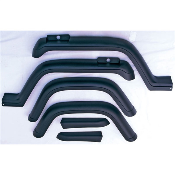OMIX 11602.01 6-Piece Fender Flare Kit for 87-95 Jeep Wrangler YJ