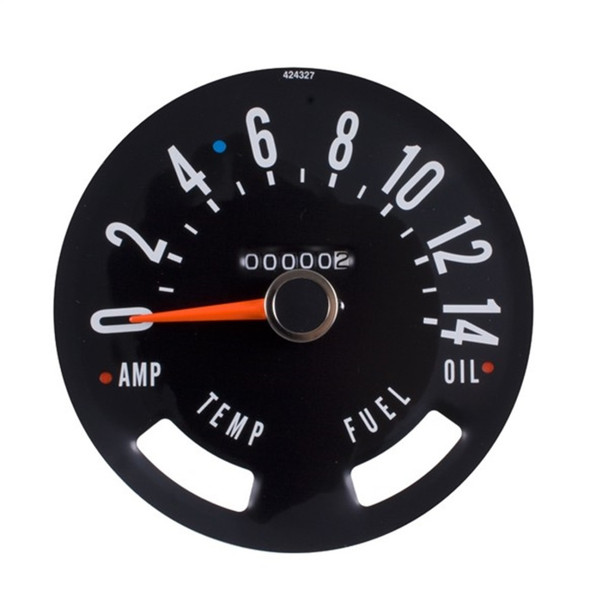 OMIX 17207.02 Speedometer Gauge (0-140 KPH) for 55-79 Jeep CJ's