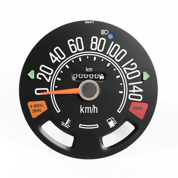 OMIX 17207.04 Speedometer (Kilometers) for 82-86 Jeep CJ Series