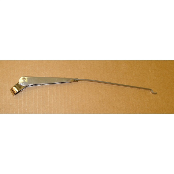 OMIX 19710.01 Front Wiper Arm in Silver for 68-86 Jeep CJ Vehicles