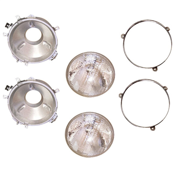 OMIX 12402.02 Headlamp Assembly (Pair) for 72-86 Jeep CJ
