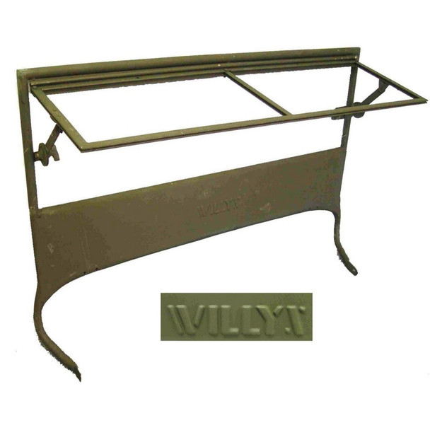 OMIX DMC-663628 Steel Windshield Frame for 46-49 Jeep CJ-2A with Willys Logo