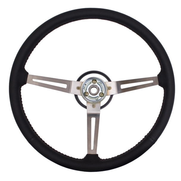 OMIX 18031.06 OE Leather Grip Steering Wheel for 76-95 Jeep CJ & Wrangler YJ